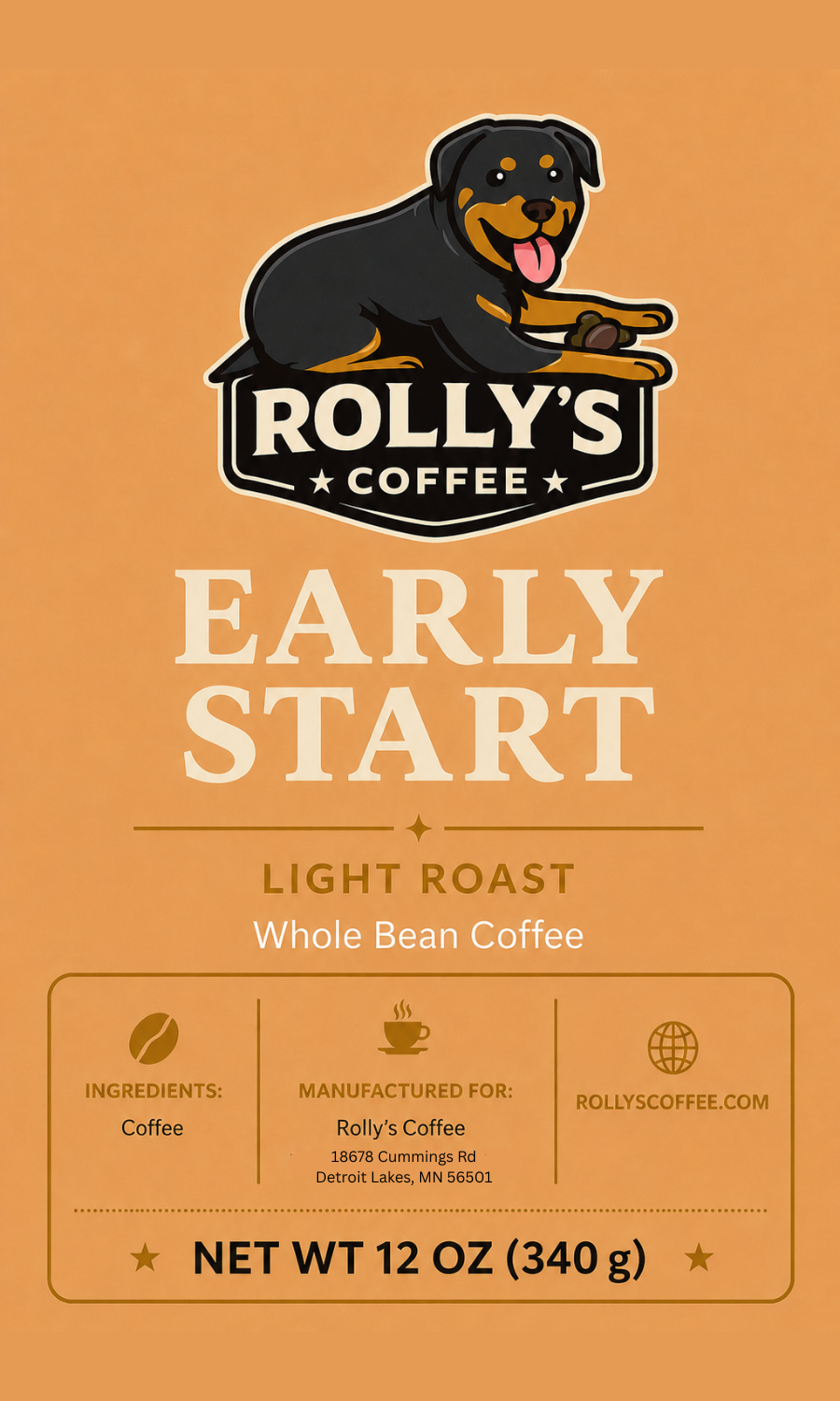 Rolly's Early Start (Light Roast)