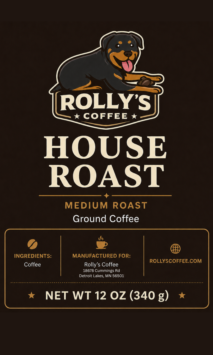 Rolly's House Roast (Medium Roast)